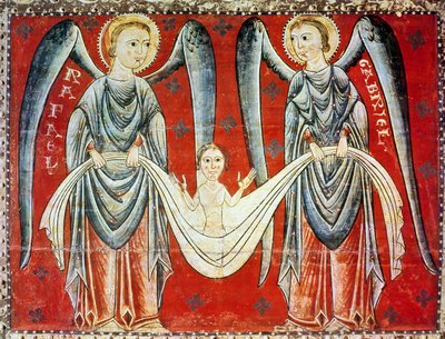 St. Gabriel and St. Raphael by Master of the Llusanes